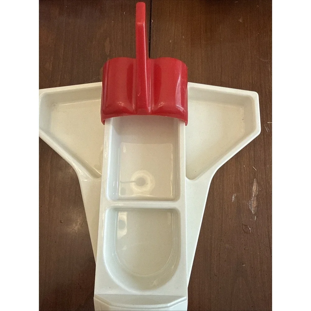 RARE Vintage NASA Space Shuttle Dish PECOWARE Kids‎ Divided Food Tray Melamine